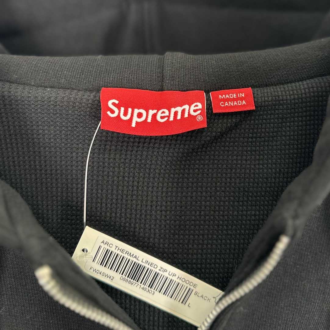 Supreme Arc Thermal Zip Up Hooded Sweatshirt - DopestKickz