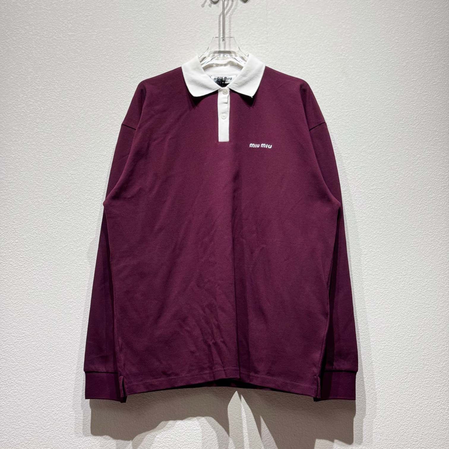 Miu Miu Jersey Polo Shirt - DopestKickz