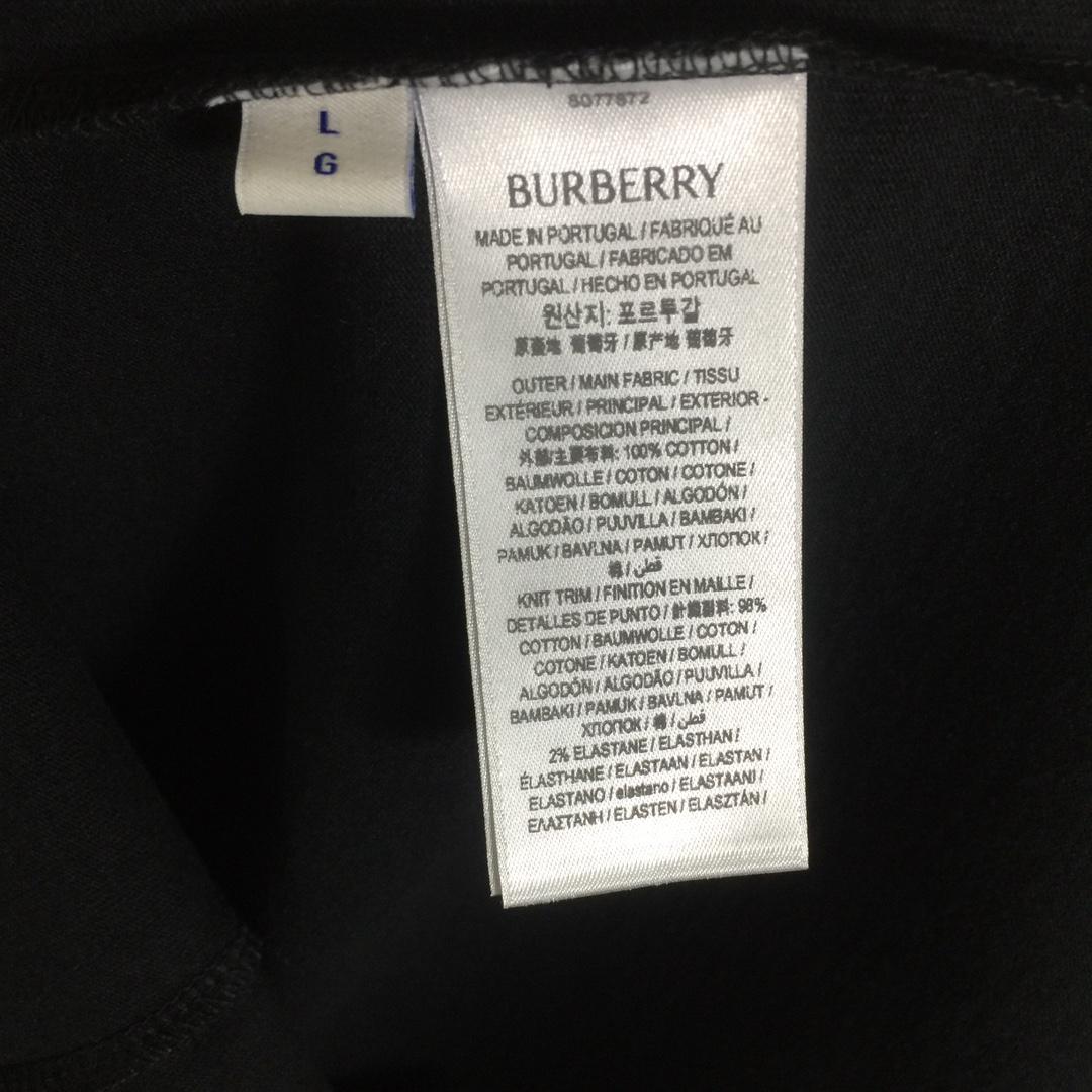 Burberry Cavalier Noir T-shirt - DopestKickz