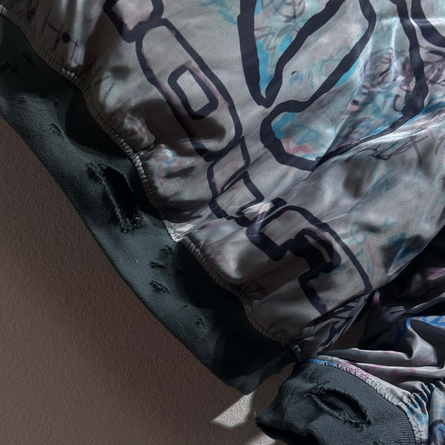 Mowalola Graffiti Bomber Jacket - DopestKickz