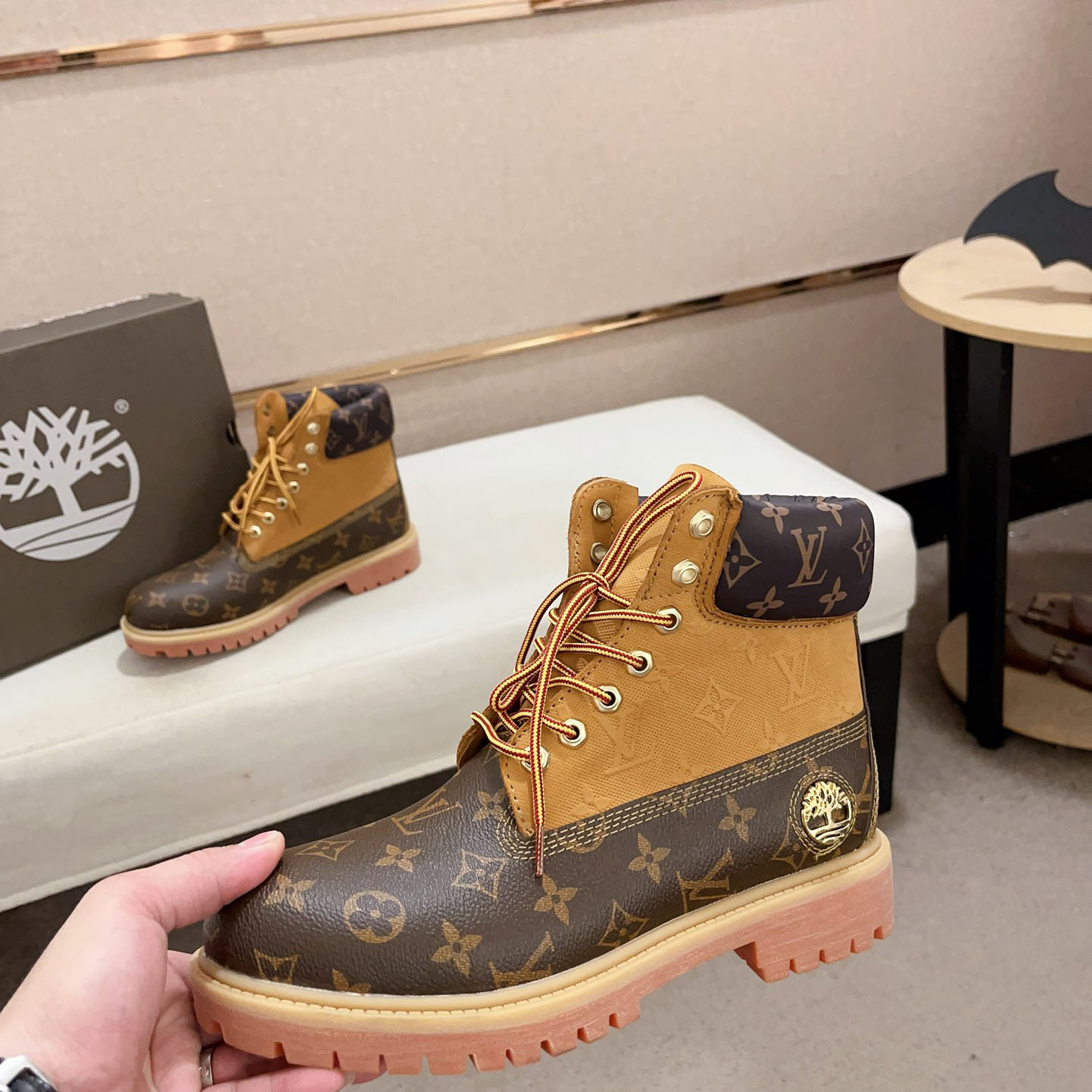 Louis Vuitton Timberland  Ankle Boot - DopestKickz