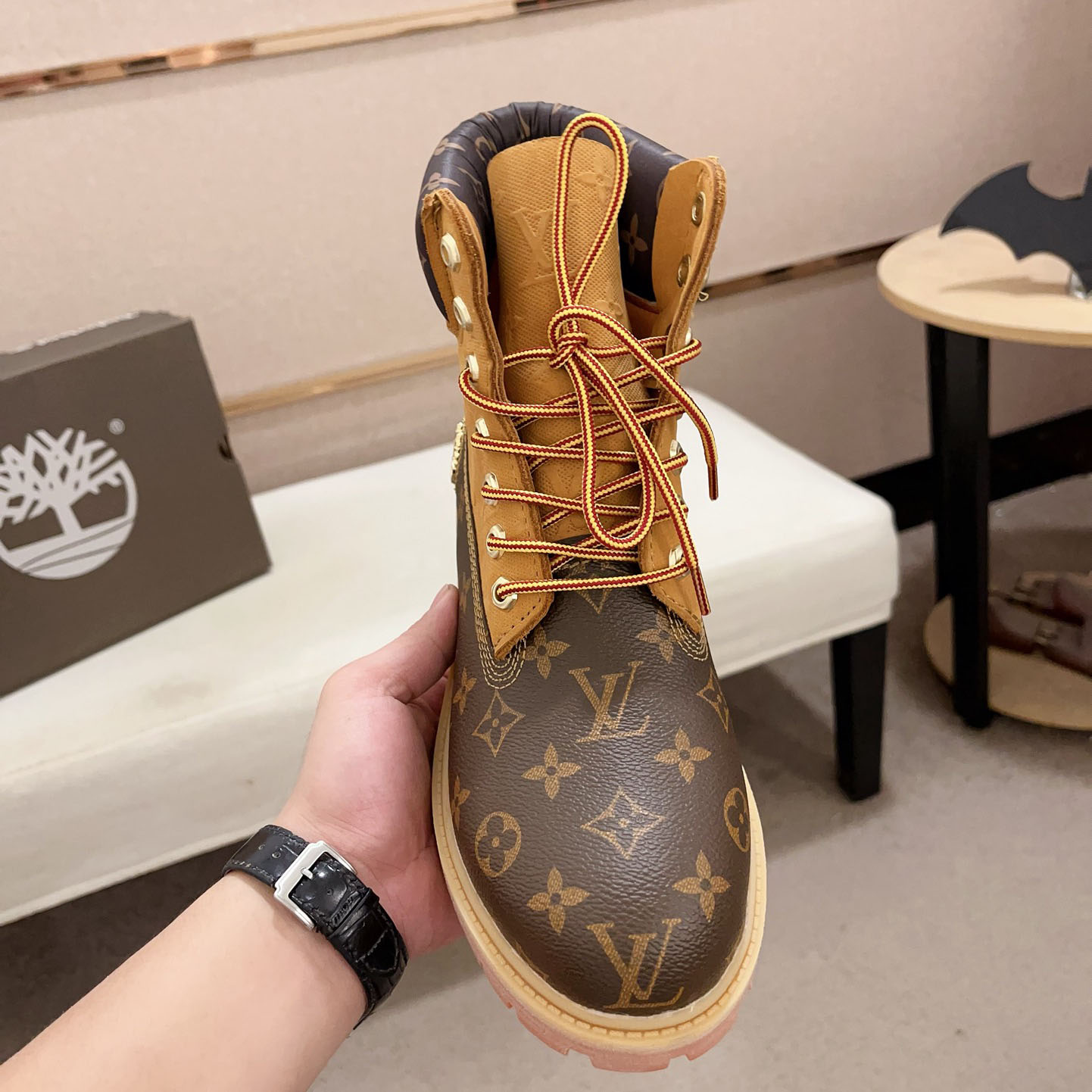 Louis Vuitton Timberland  Ankle Boot - DopestKickz