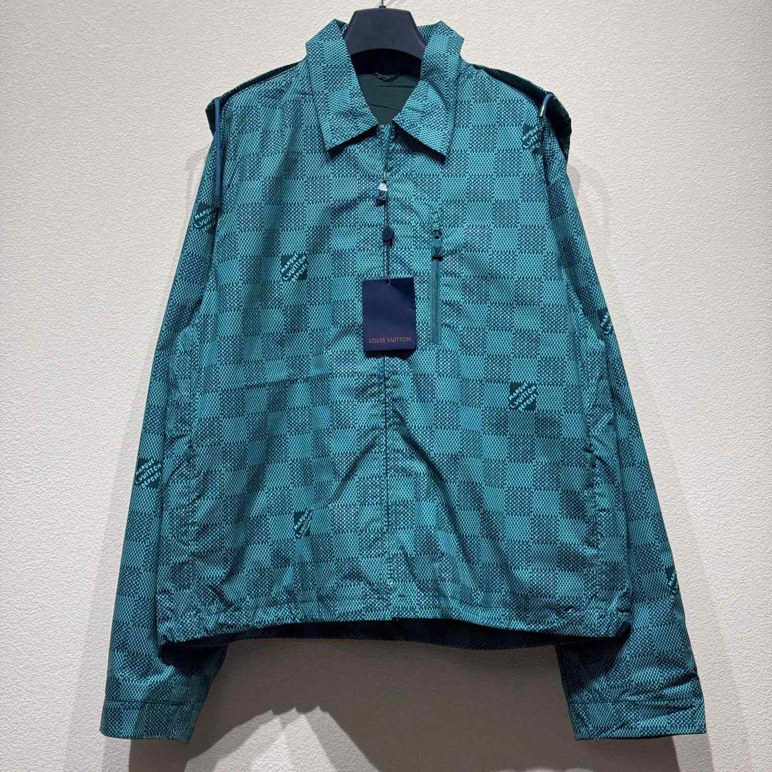 Louis Vuitton Printed Nylon Hooded Windbreaker   - DopestKickz
