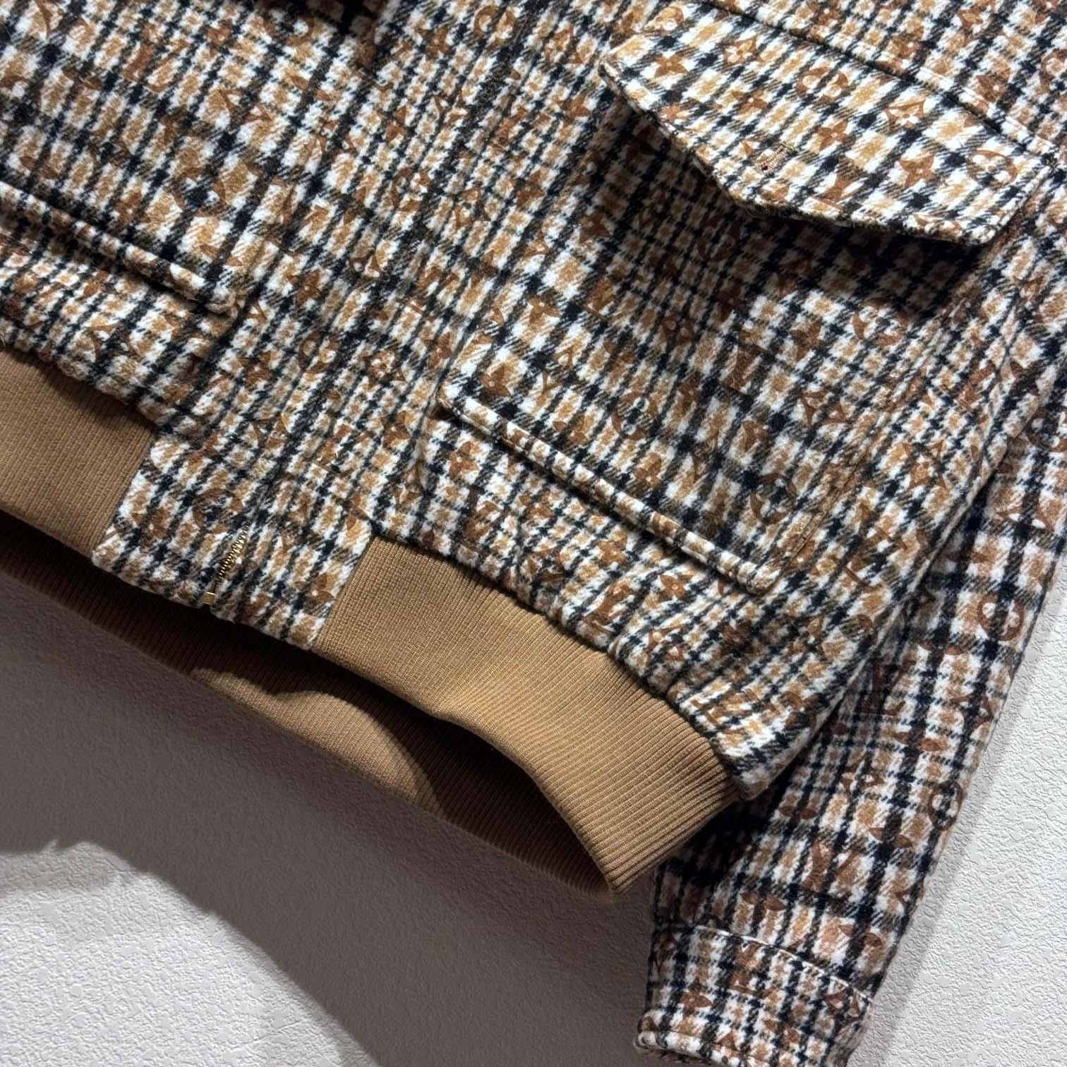 Louis Vuitton Monogram Wool Harrington Blouson   1AGIP6 - DopestKickz
