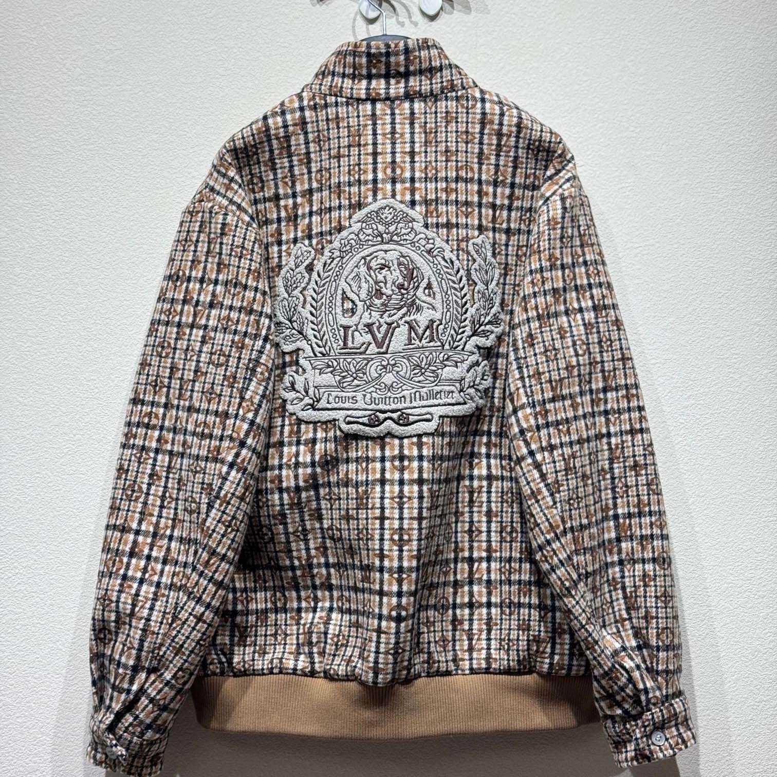 Louis Vuitton Monogram Wool Harrington Blouson   1AGIP6 - DopestKickz