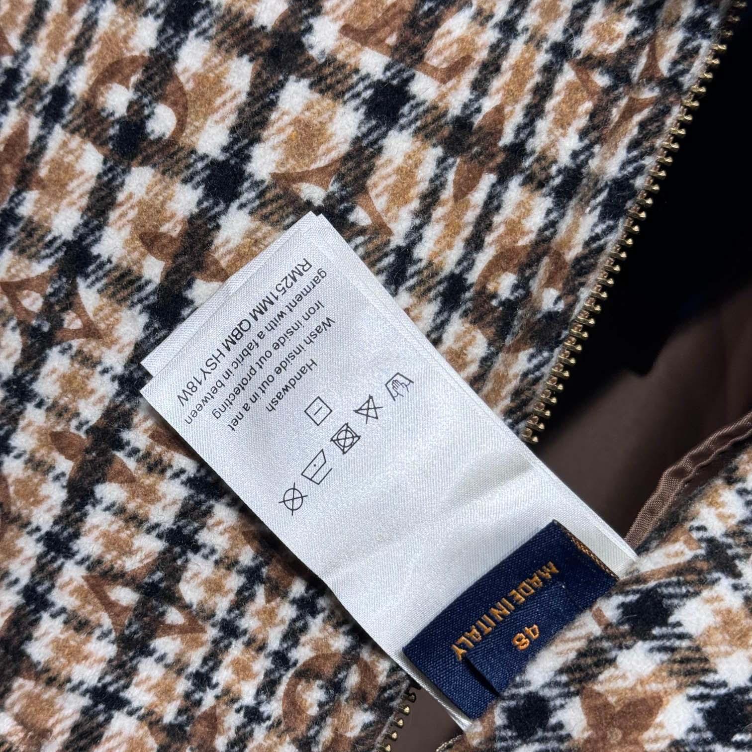 Louis Vuitton Monogram Wool Harrington Blouson   1AGIP6 - DopestKickz