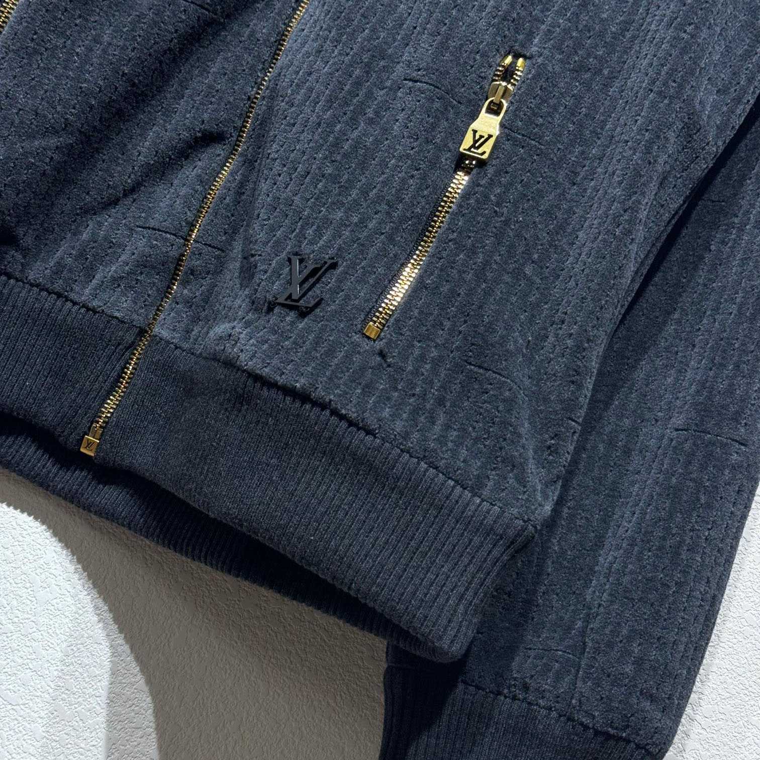 Louis Vuitton LV x Park Seo-Bo Cotton Velvet Tracktop   - DopestKickz