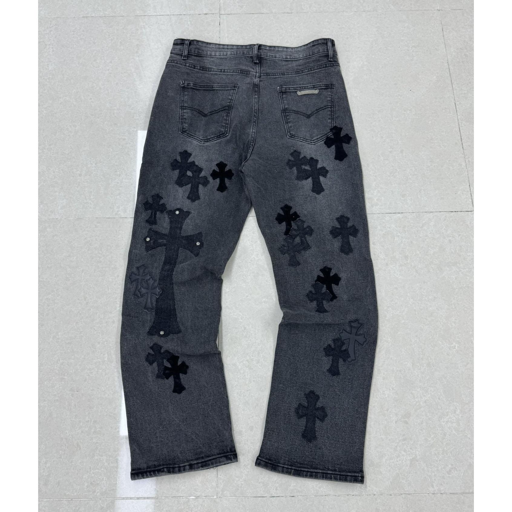 Chrome Heart X SexRecords Jeans - DopestKickz