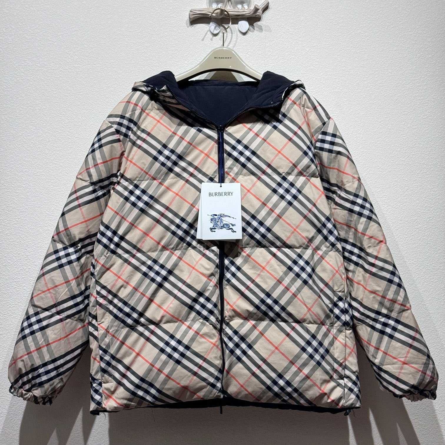 Burberry Reversible Check Puffer Jacket - DopestKickz