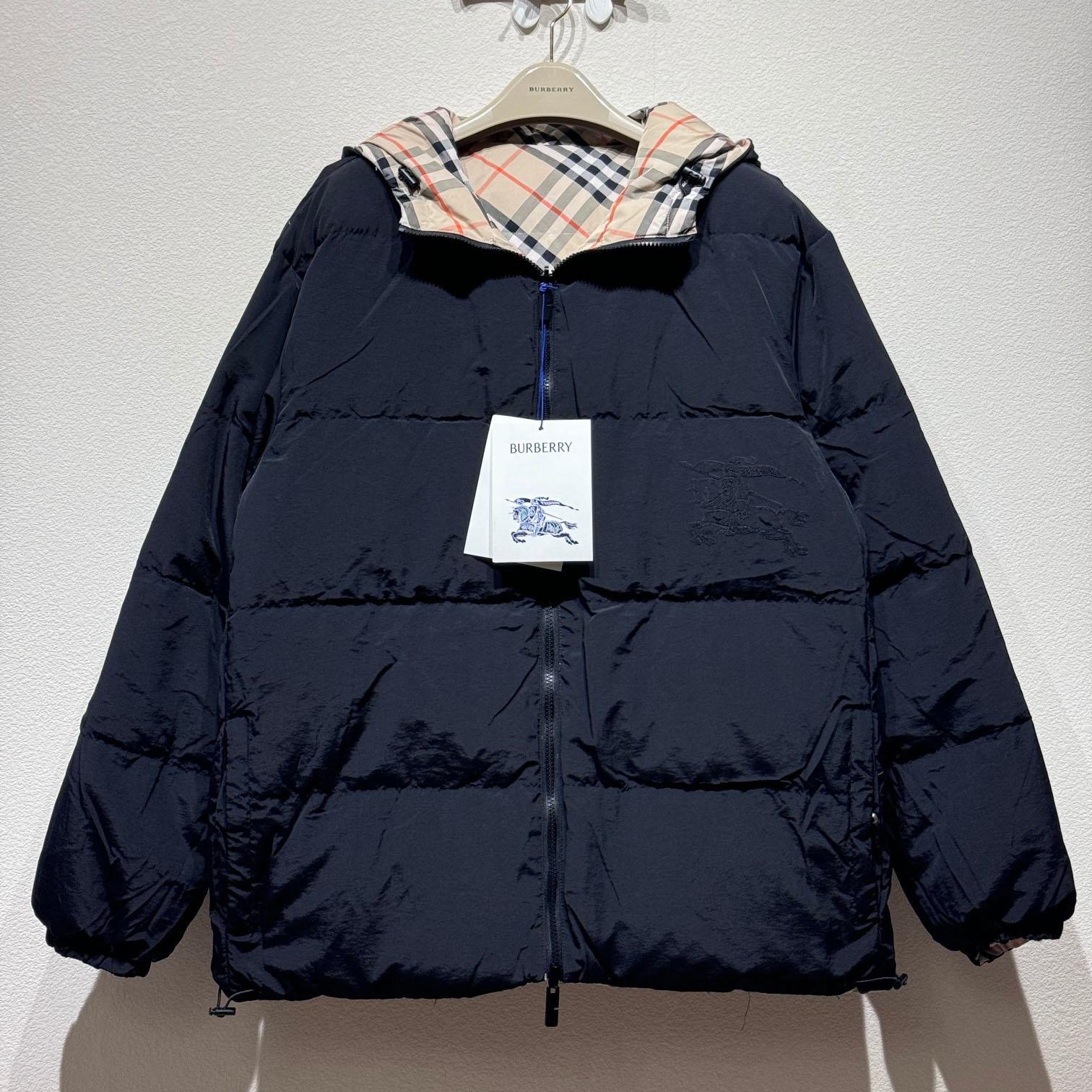 Burberry Reversible Check Puffer Jacket - DopestKickz