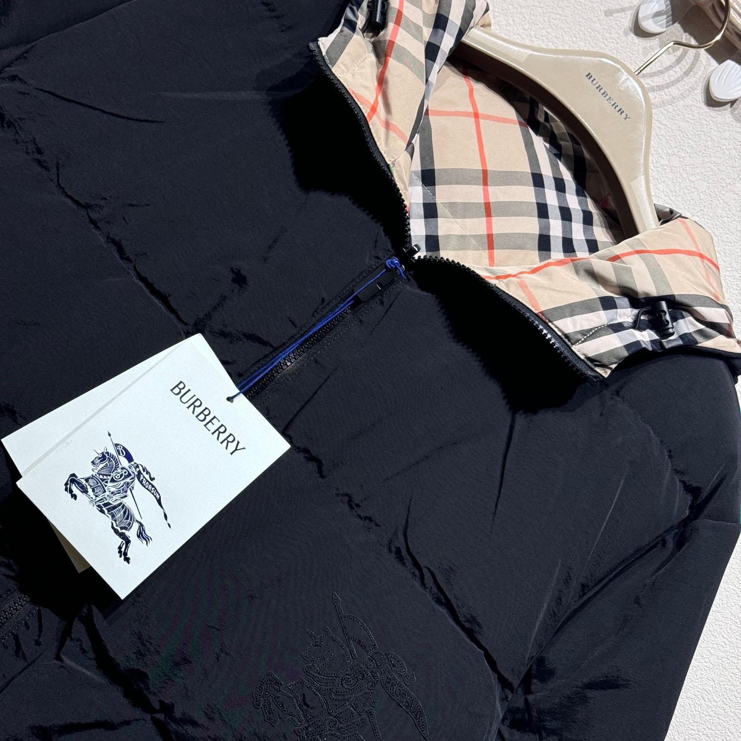 Burberry Reversible Check Puffer Jacket - DopestKickz