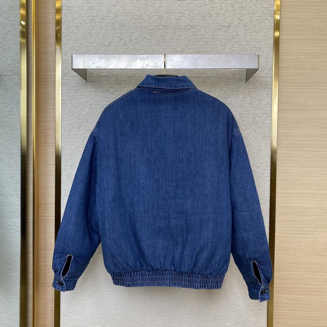Miu Miu Denim Down Jacket - DopestKickz