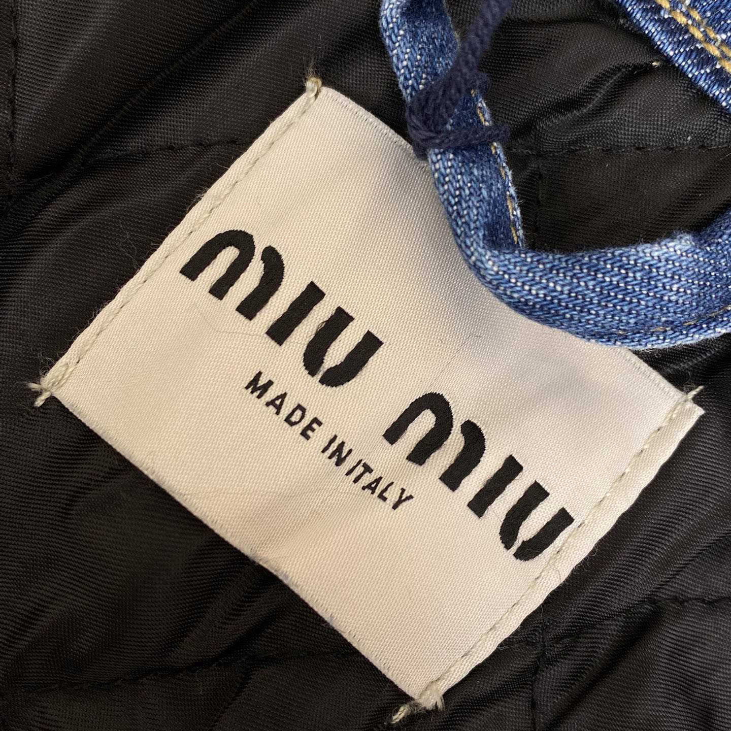 Miu Miu Denim Down Jacket - DopestKickz