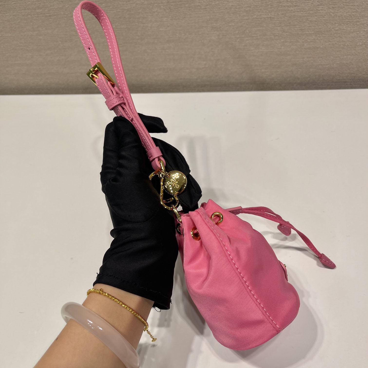 Prada Mini Icon Re-Nylon Bag Charm - DopestKickz