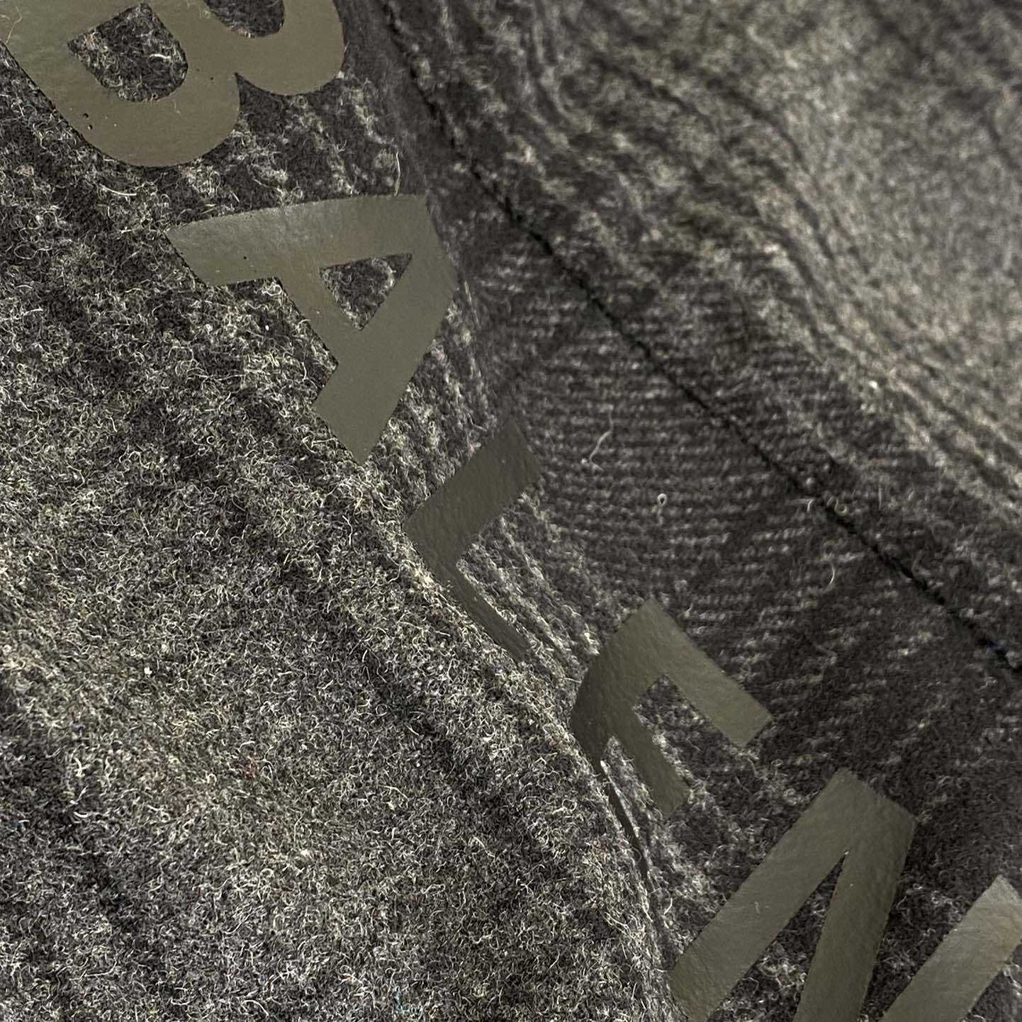 Balenciaga Black Checked Wool-Blend Flannel Shirt - DopestKickz