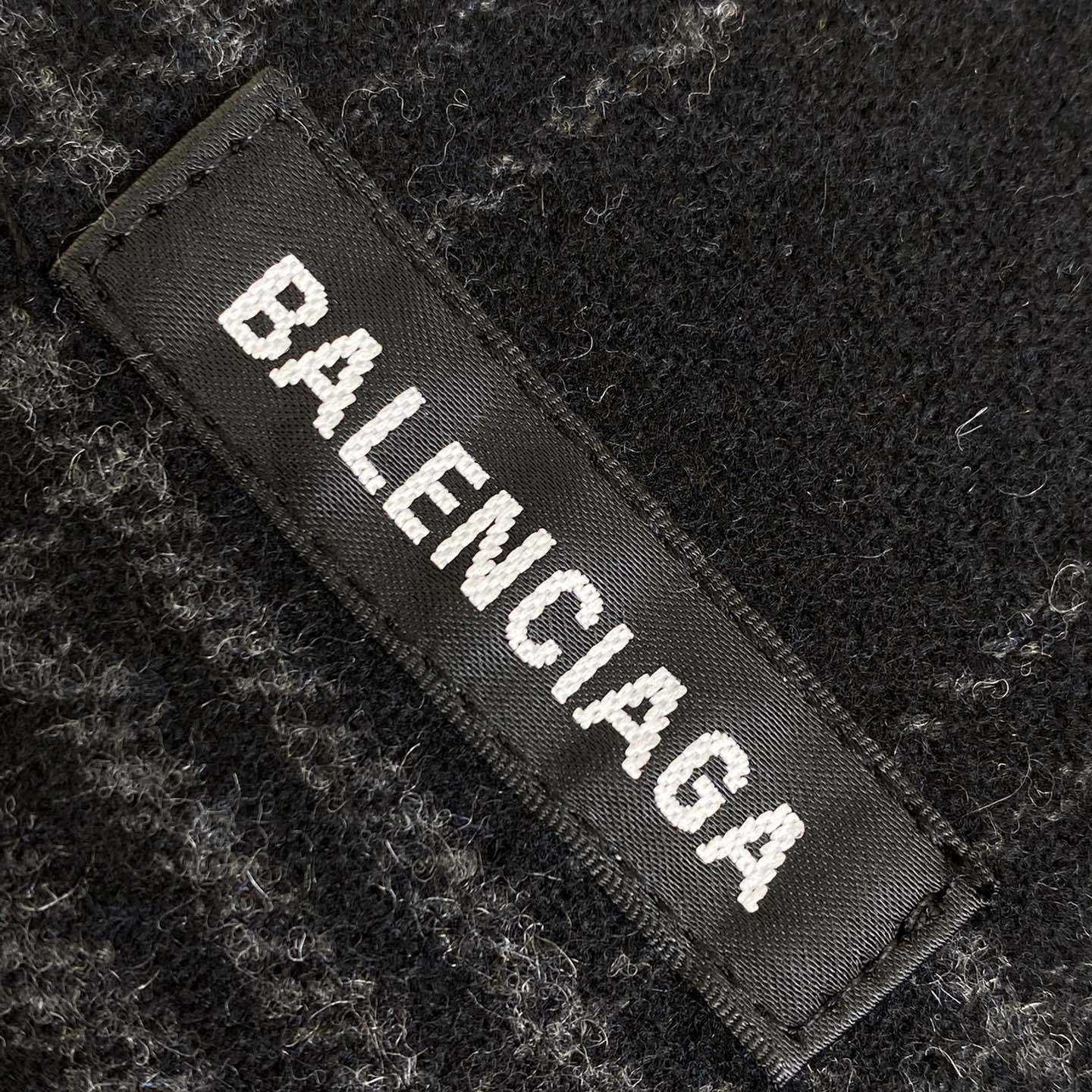 Balenciaga Black Checked Wool-Blend Flannel Shirt - DopestKickz