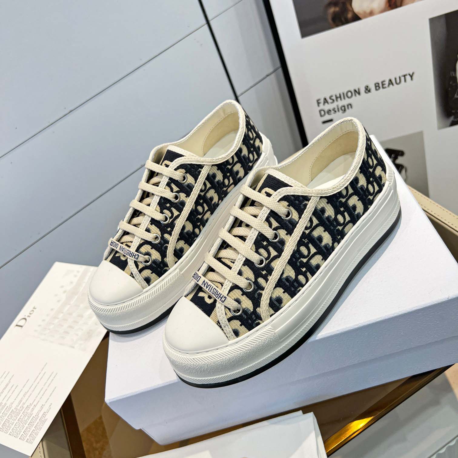 Dior Walk'n'Dior Platform Sneaker - DopestKickz