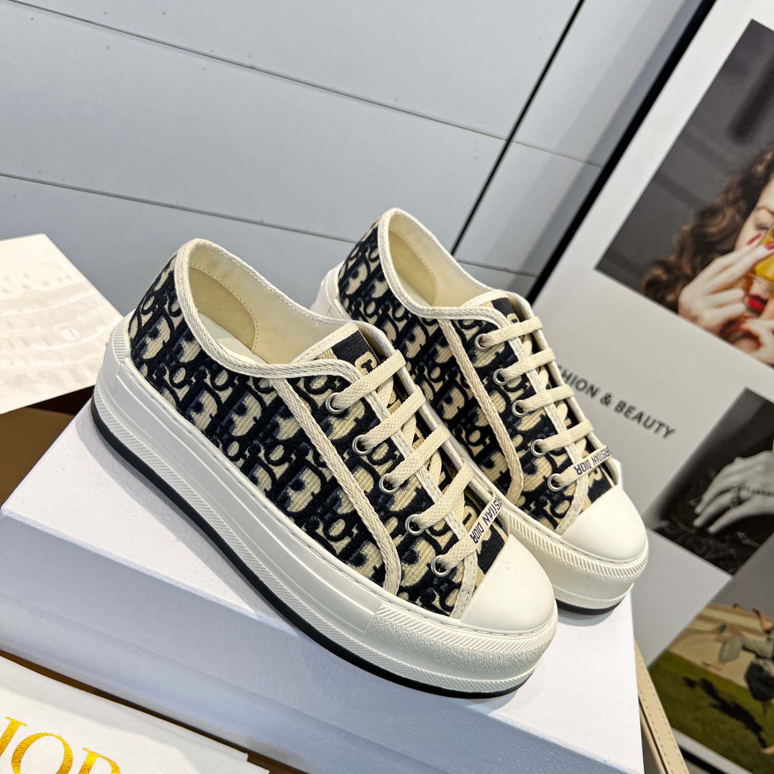 Dior Walk'n'Dior Platform Sneaker - DopestKickz
