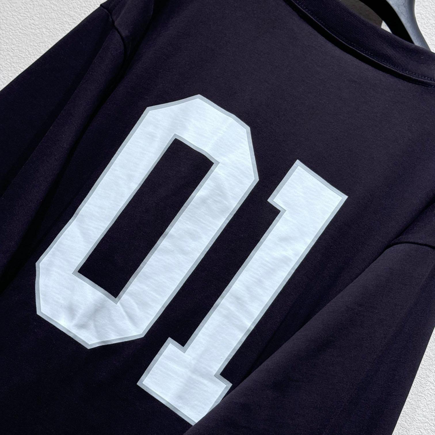 Balenciaga Basketball Series - Long Sleeve T-Shirt Large Fit In Washed Black - DopestKickz