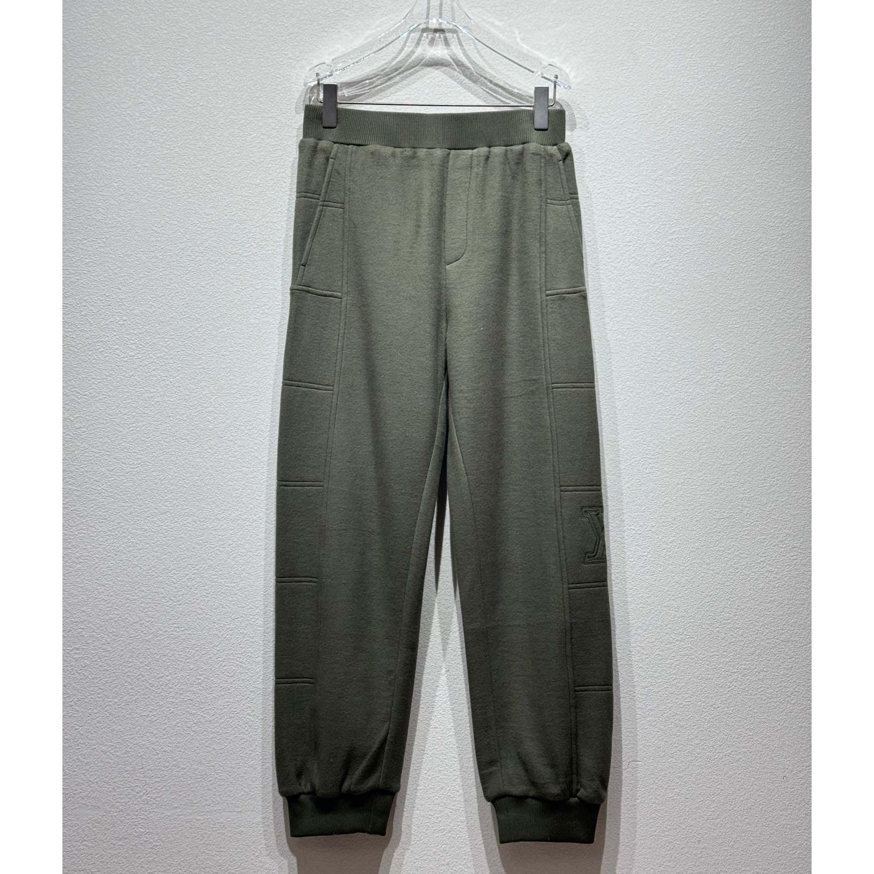 Louis Vuitton Quilted Textured Wool Pants   1AGJPS - DopestKickz