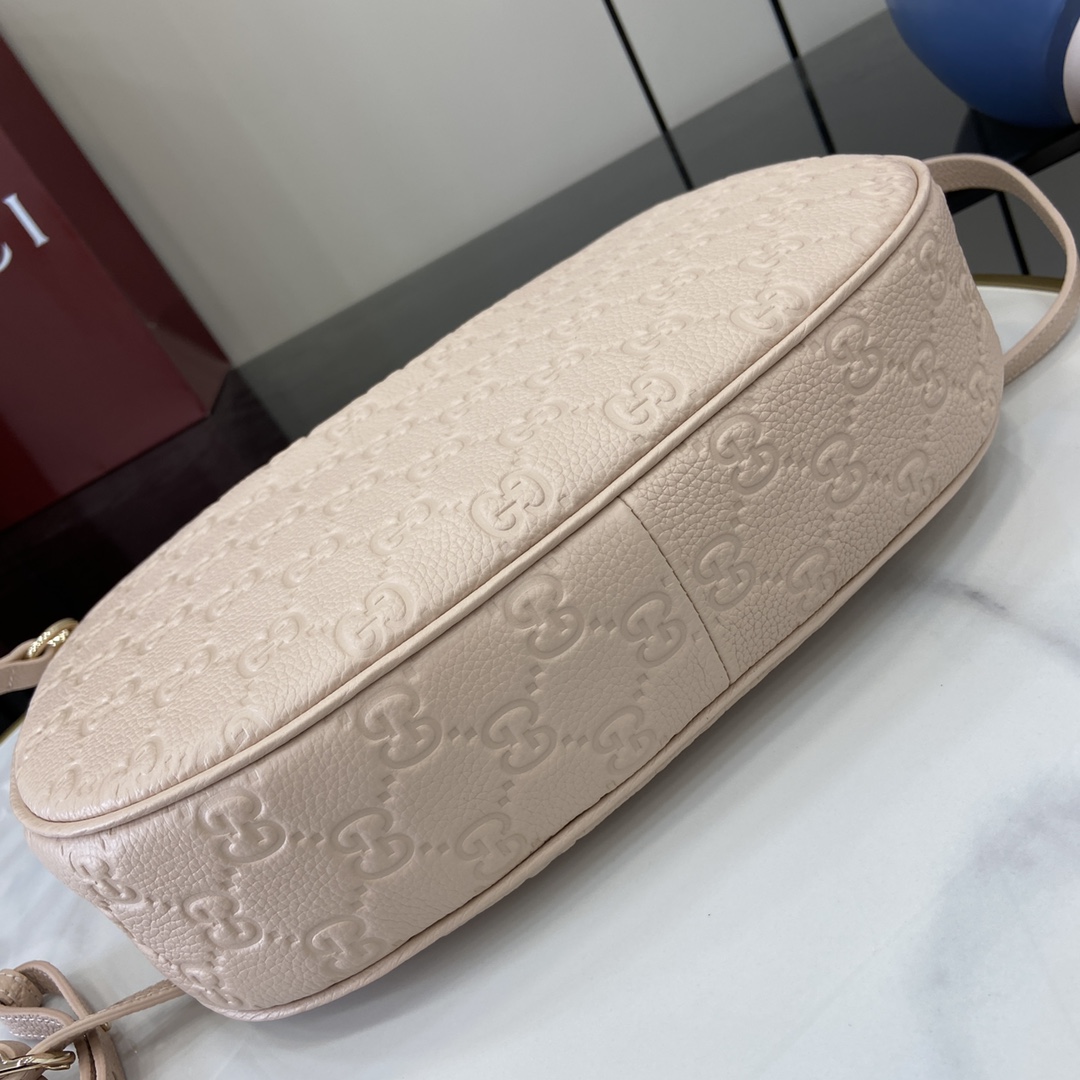 Gucci GG Emblem Medium Shoulder Bag - DopestKickz