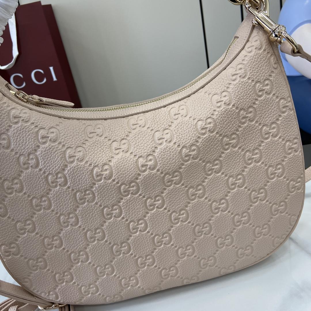 Gucci GG Emblem Medium Shoulder Bag - DopestKickz