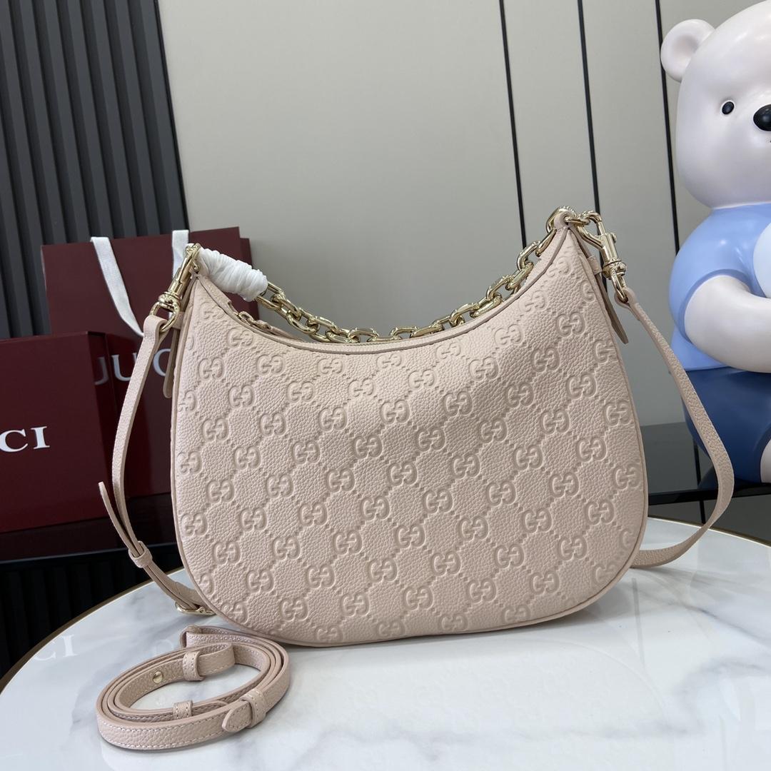Gucci GG Emblem Medium Shoulder Bag - DopestKickz