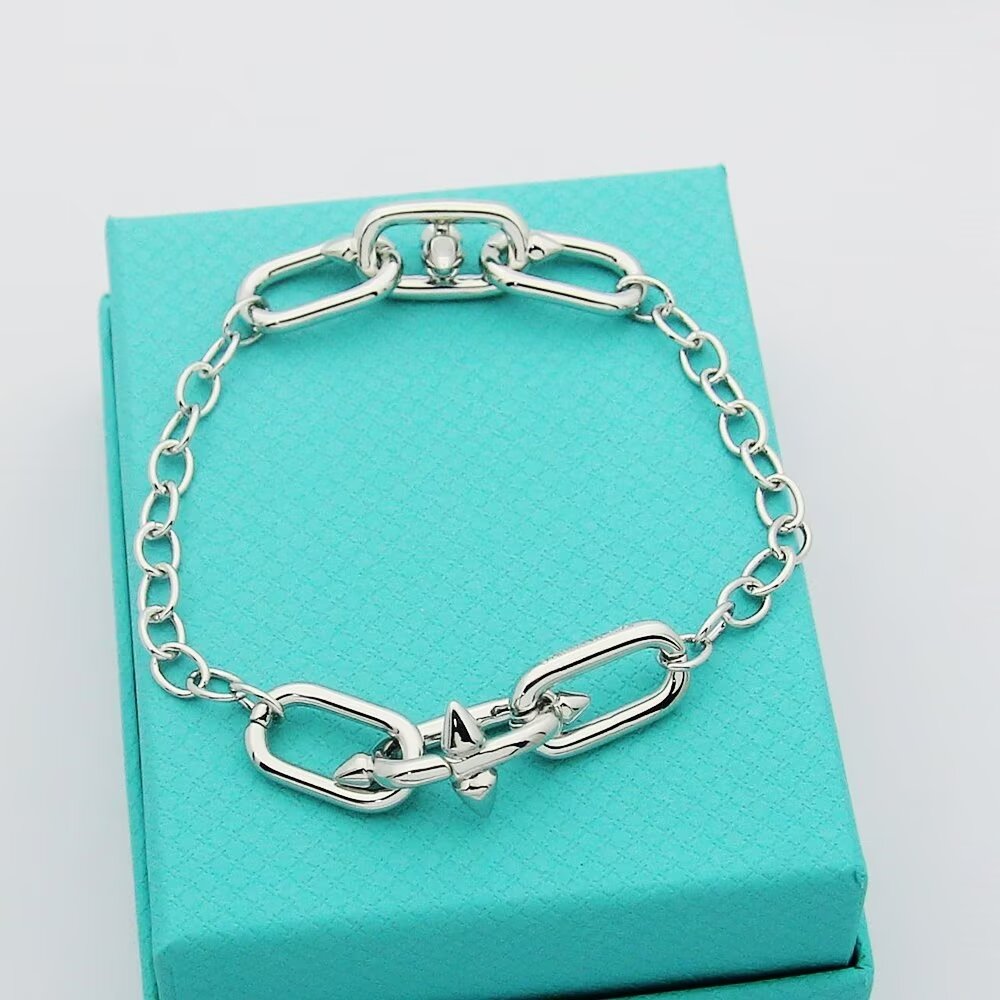 Tiffany & Co. Tiffany Titan by Pharrell Williams Medium Link Station Bracelet  - DopestKickz