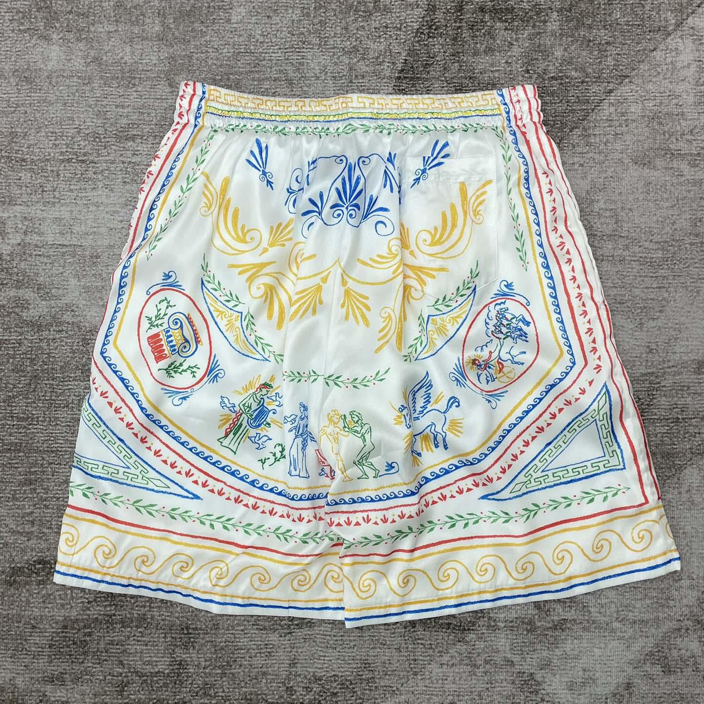 Casablanca La Déesse Du Stade Silk Shorts    CA3511 - DopestKickz