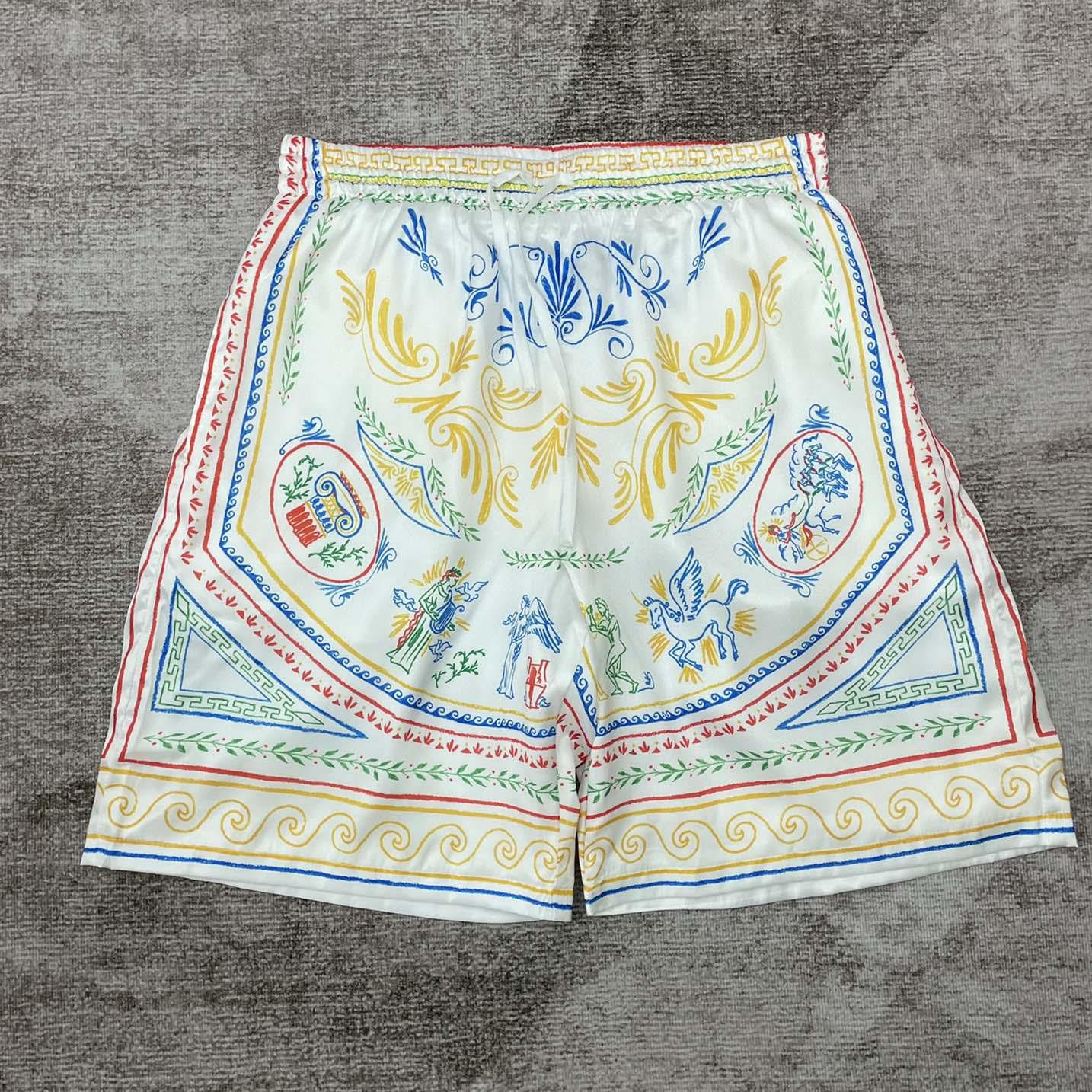 Casablanca La Déesse Du Stade Silk Shorts    CA3511 - DopestKickz