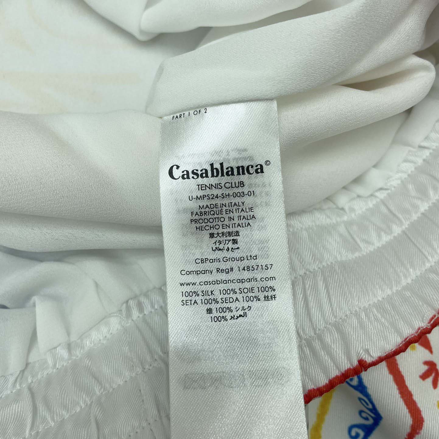 Casablanca La Déesse Du Stade Silk Shorts    CA3511 - DopestKickz