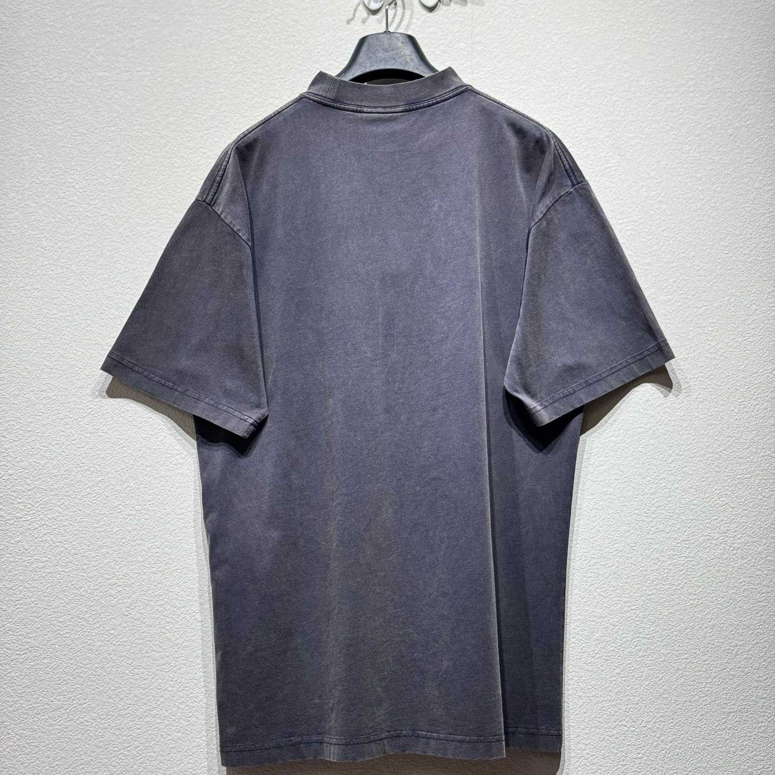 Balenciaga Tbilisi T-Shirt Oversized In Faded Washed Black - DopestKickz