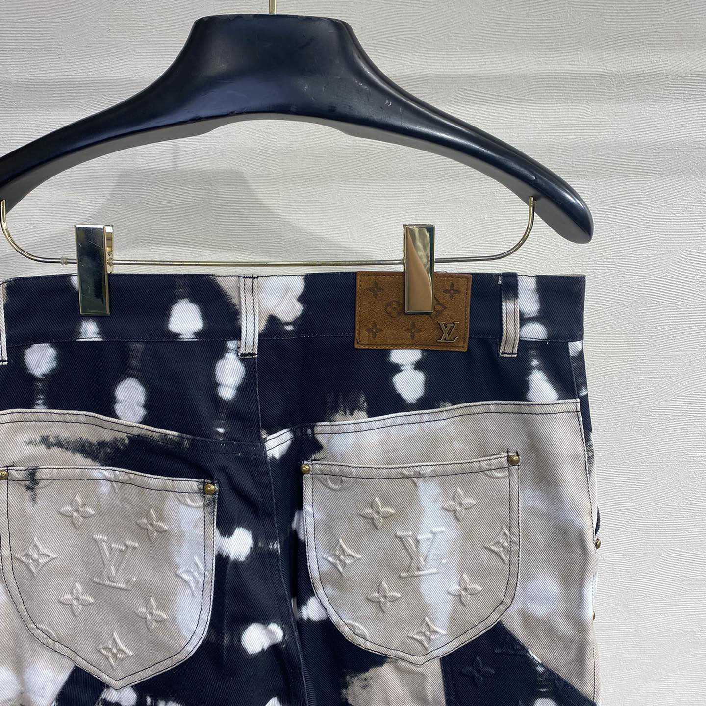 Louis Vuitton Tie-Dye Workwear Denim Jeans - DopestKickz