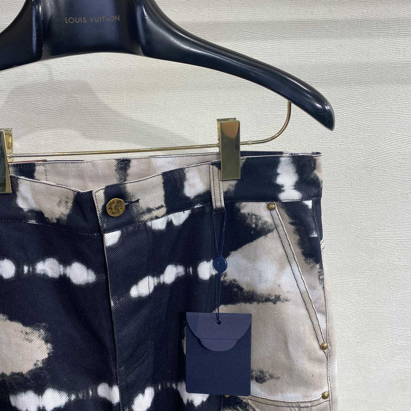 Louis Vuitton Tie-Dye Workwear Denim Jeans - DopestKickz