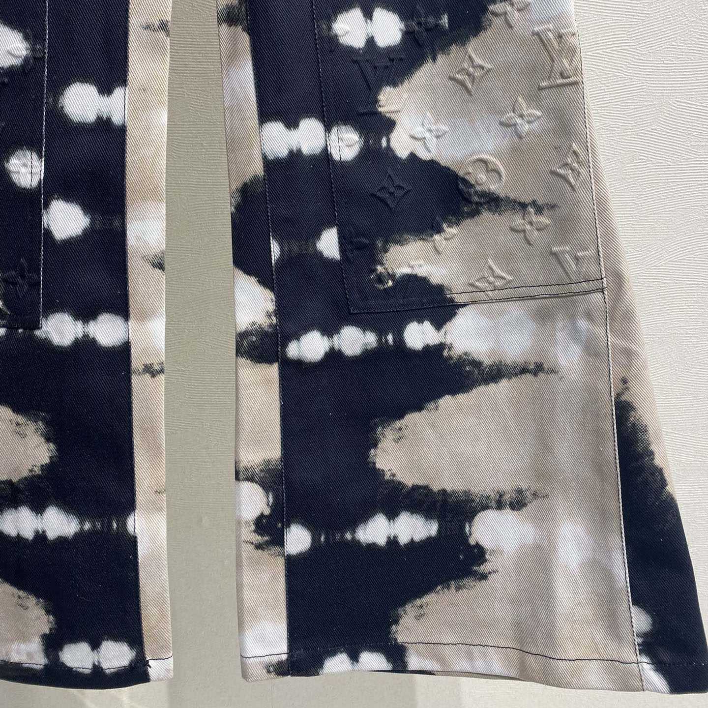 Louis Vuitton Tie-Dye Workwear Denim Jeans - DopestKickz
