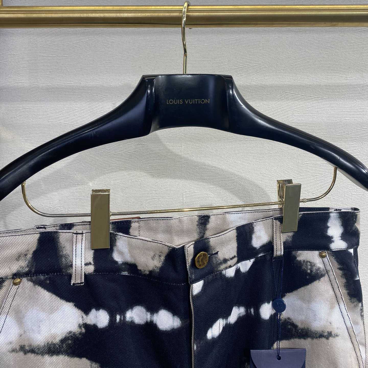 Louis Vuitton Tie-Dye Workwear Denim Jeans - DopestKickz