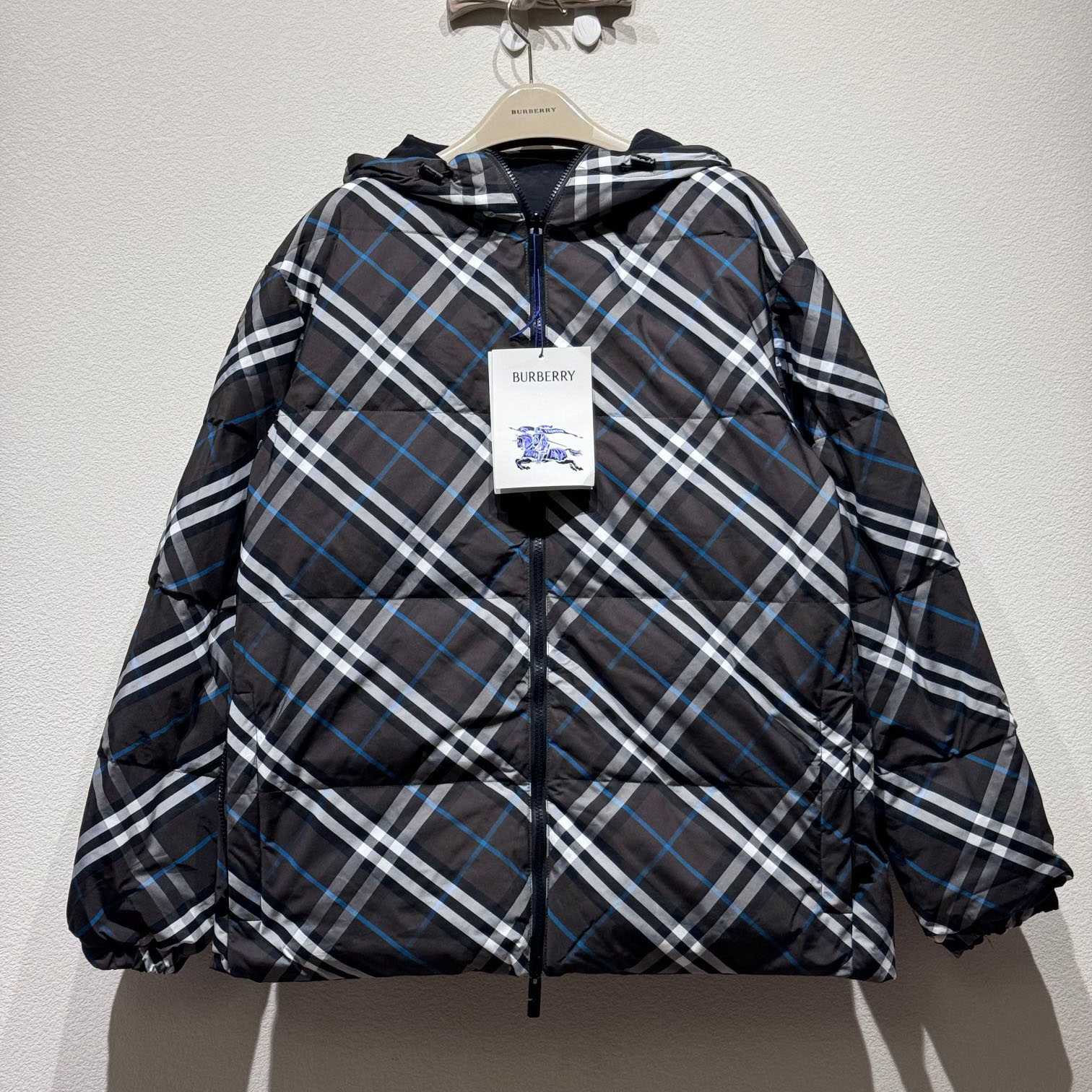 Burberry Reversible Check Puffer Jacket - DopestKickz