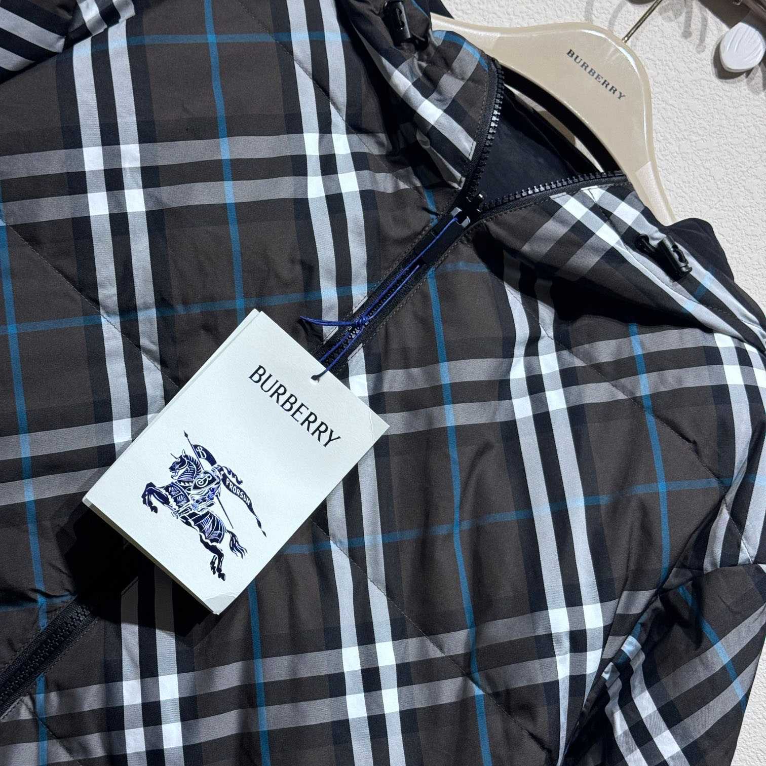 Burberry Reversible Check Puffer Jacket - DopestKickz