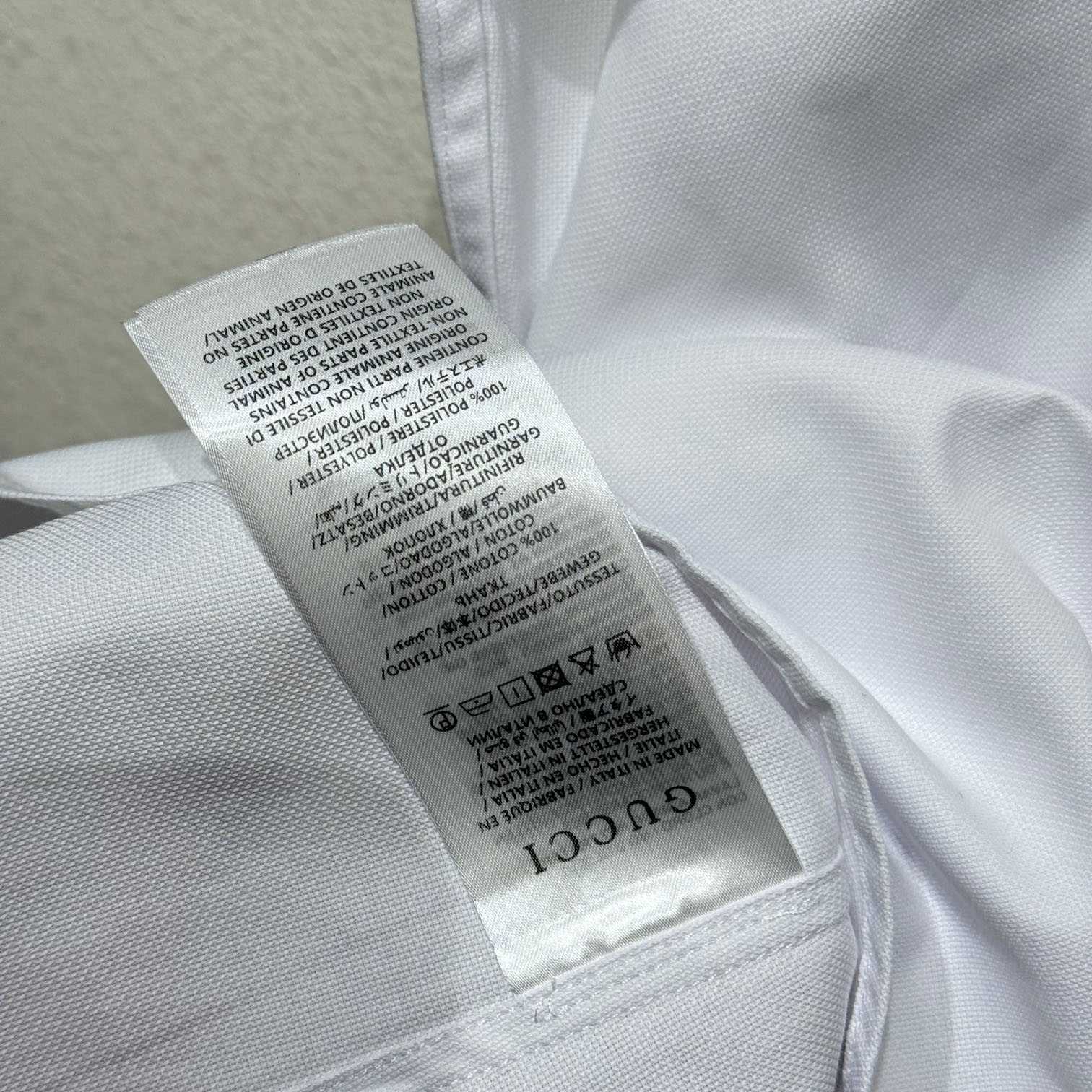 Gucci Oxford Cotton Shirt With Web - DopestKickz