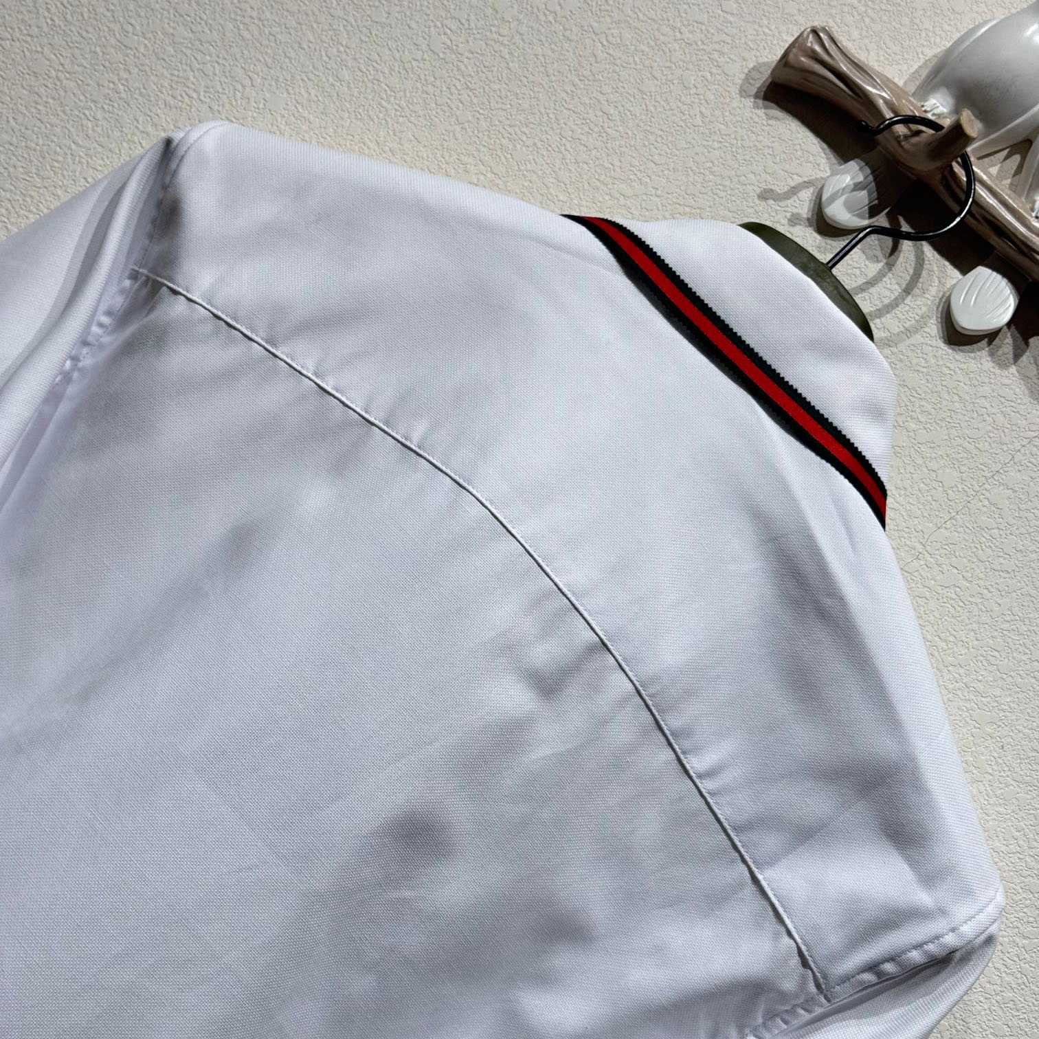 Gucci Oxford Cotton Shirt With Web - DopestKickz