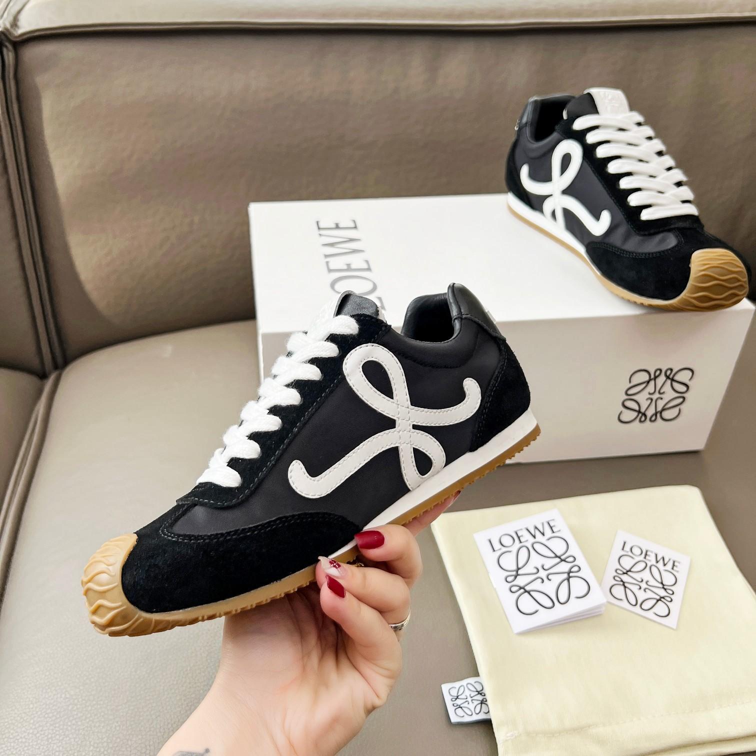 Loewe Ballet Runner 2.0 In Nylon And Calfskin - DopestKickz
