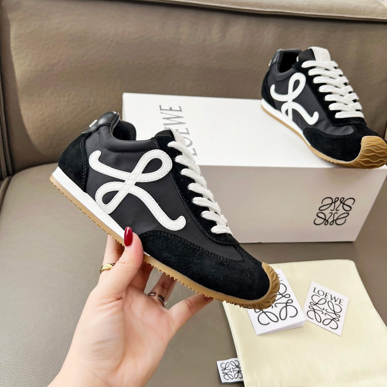 Loewe Ballet Runner 2.0 In Nylon And Calfskin - DopestKickz