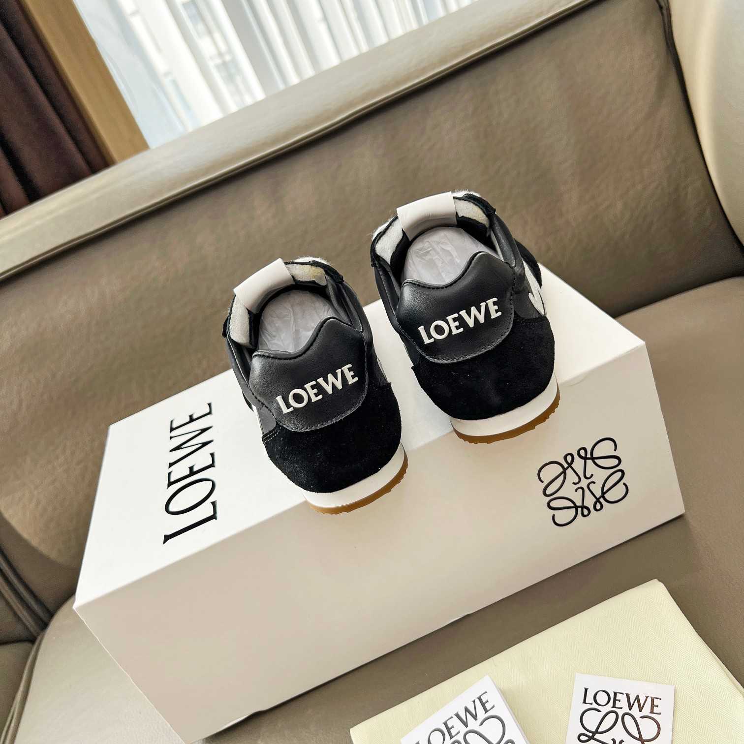 Loewe Ballet Runner 2.0 In Nylon And Calfskin - DopestKickz