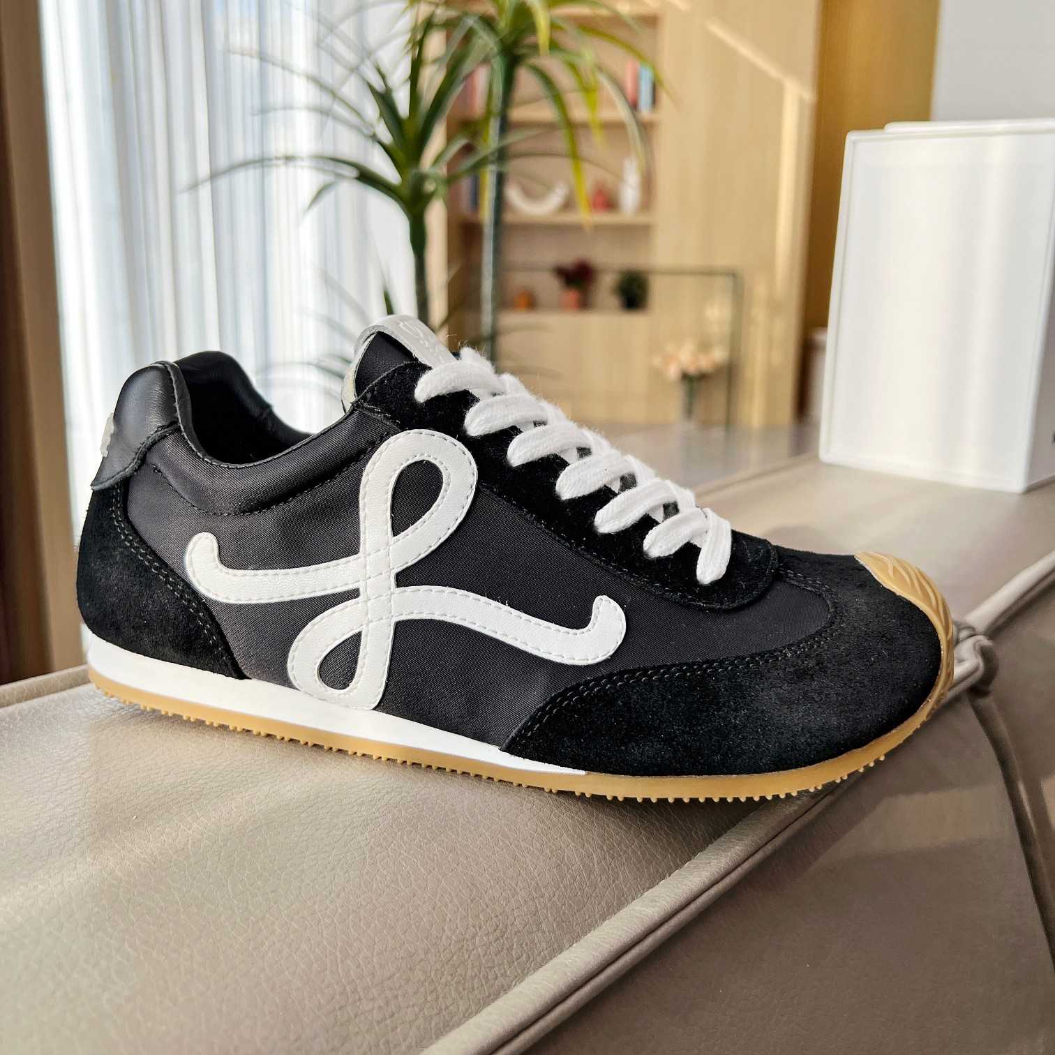 Loewe Ballet Runner 2.0 In Nylon And Calfskin - DopestKickz