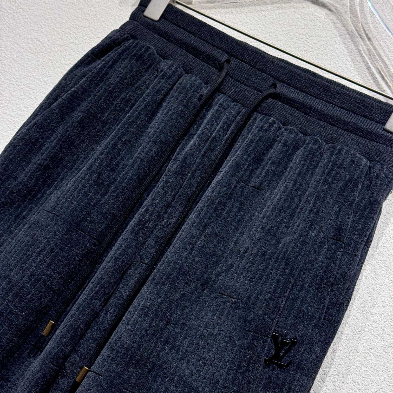 Louis Vuitton LV x Park Seo-Bo Cotton Velvet Trackpants   - DopestKickz