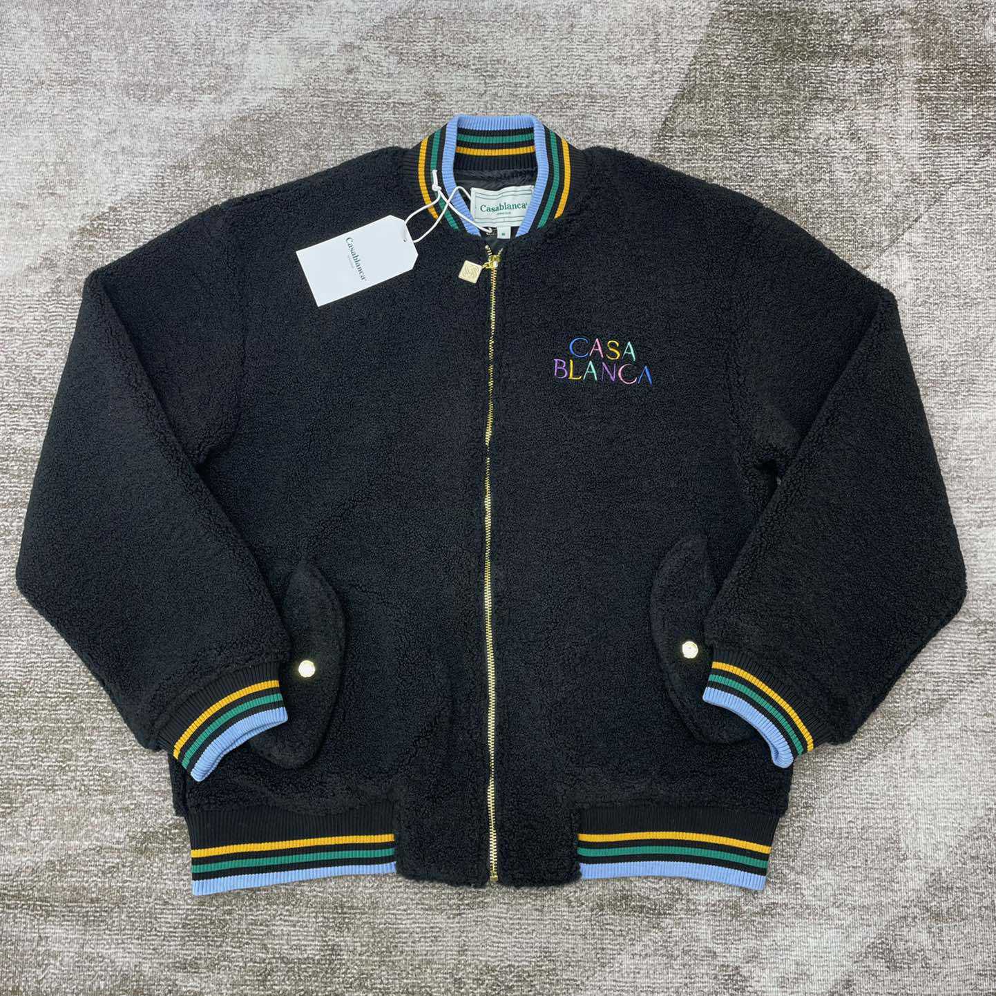Casablanca Maison Pastelle Bomber Jacket    c940 - DopestKickz