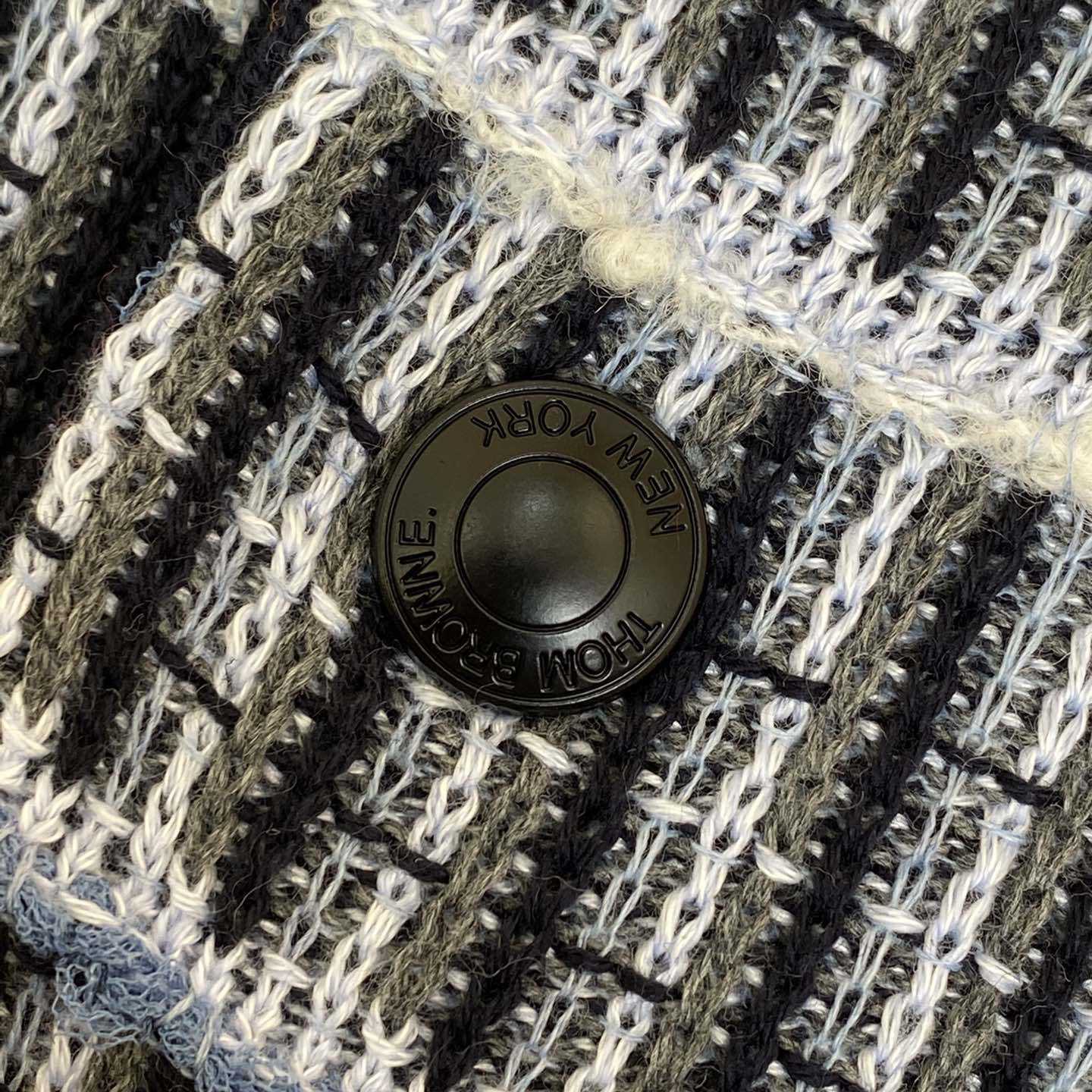 Thom Browne Crew-neck Tweed Bomber Jacket - DopestKickz