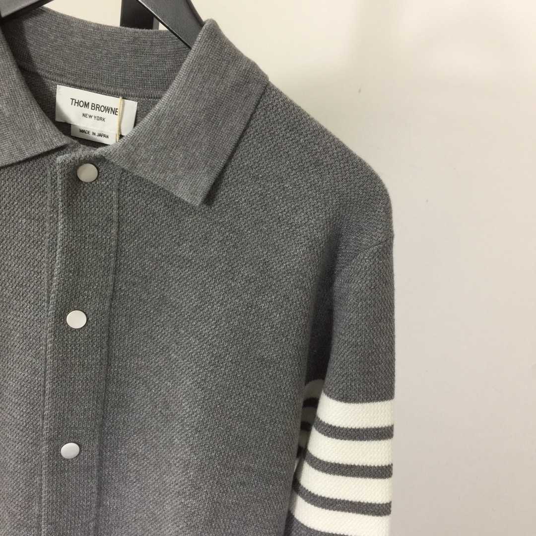 Thom Browne 4-Bar Knit Cardigan - DopestKickz