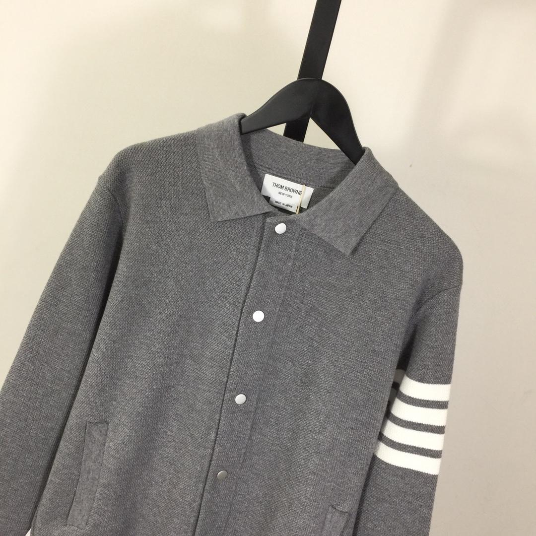 Thom Browne 4-Bar Knit Cardigan - DopestKickz