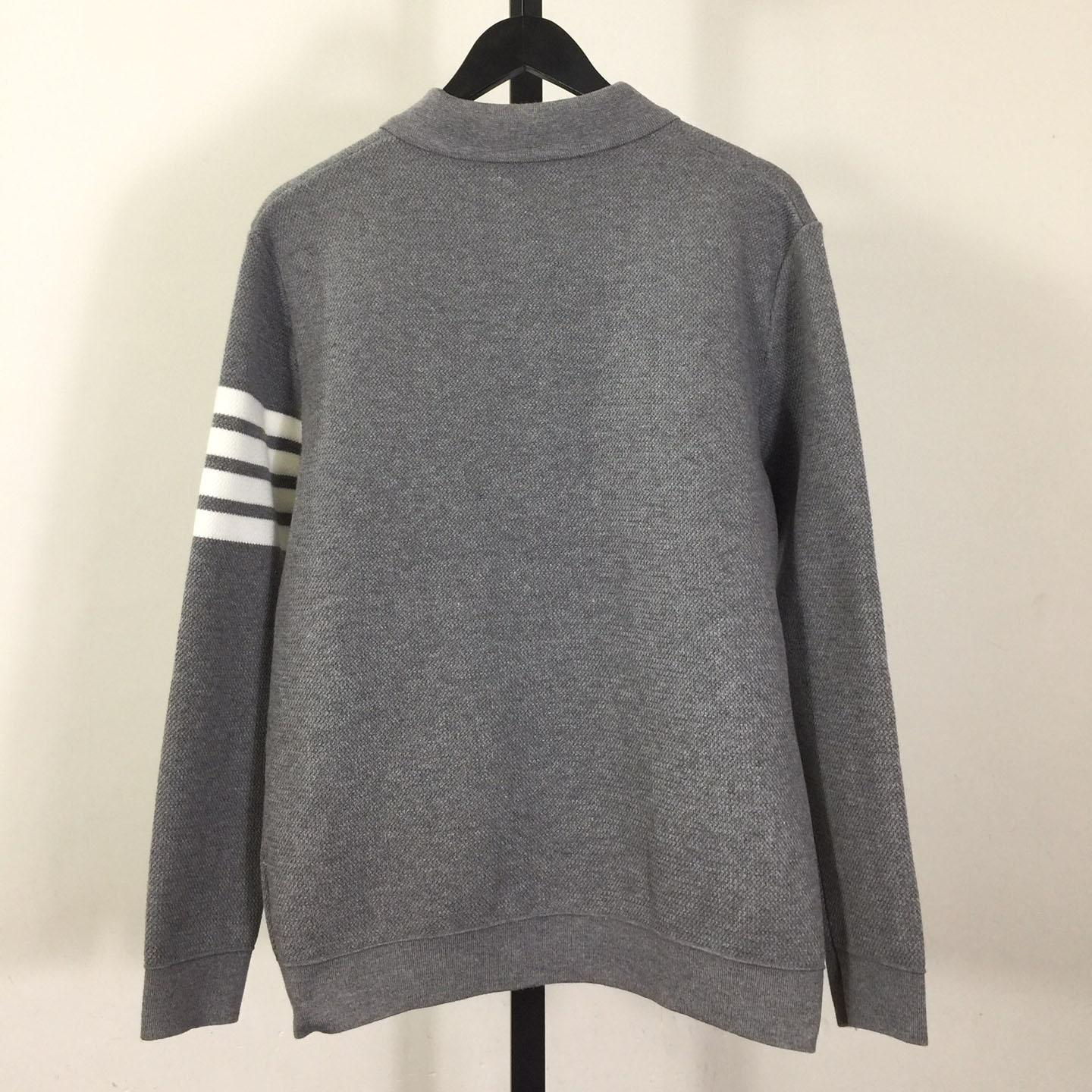 Thom Browne 4-Bar Knit Cardigan - DopestKickz